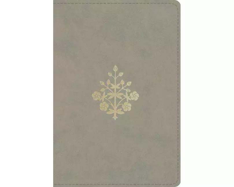 ESV Large Print Compact Bible, Red Letter (Trutone, Stone, Branch Design)