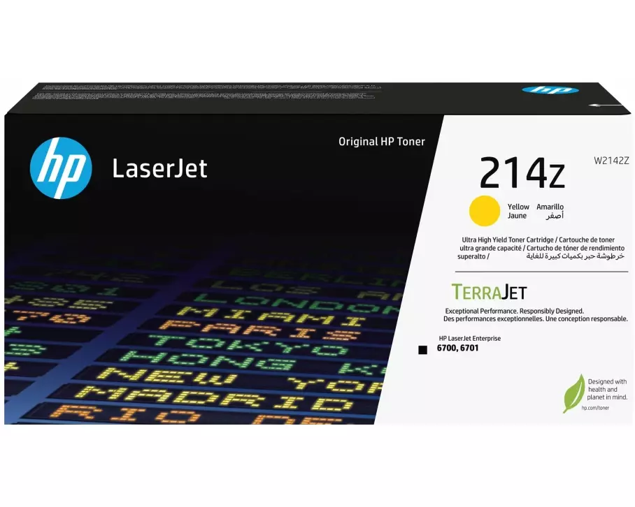 HP 214Z Ylw Original LaserJet Toner Cartridge