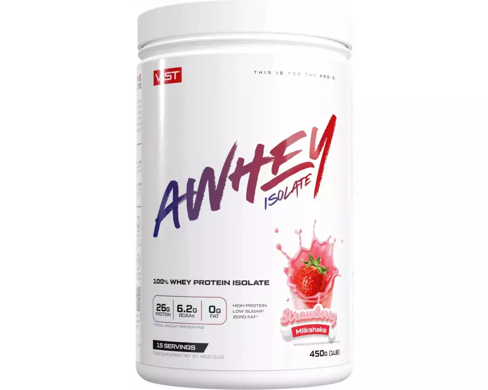 VAST Pulver AWhey Isolate Dose: 450g, Strawberry Milkshake