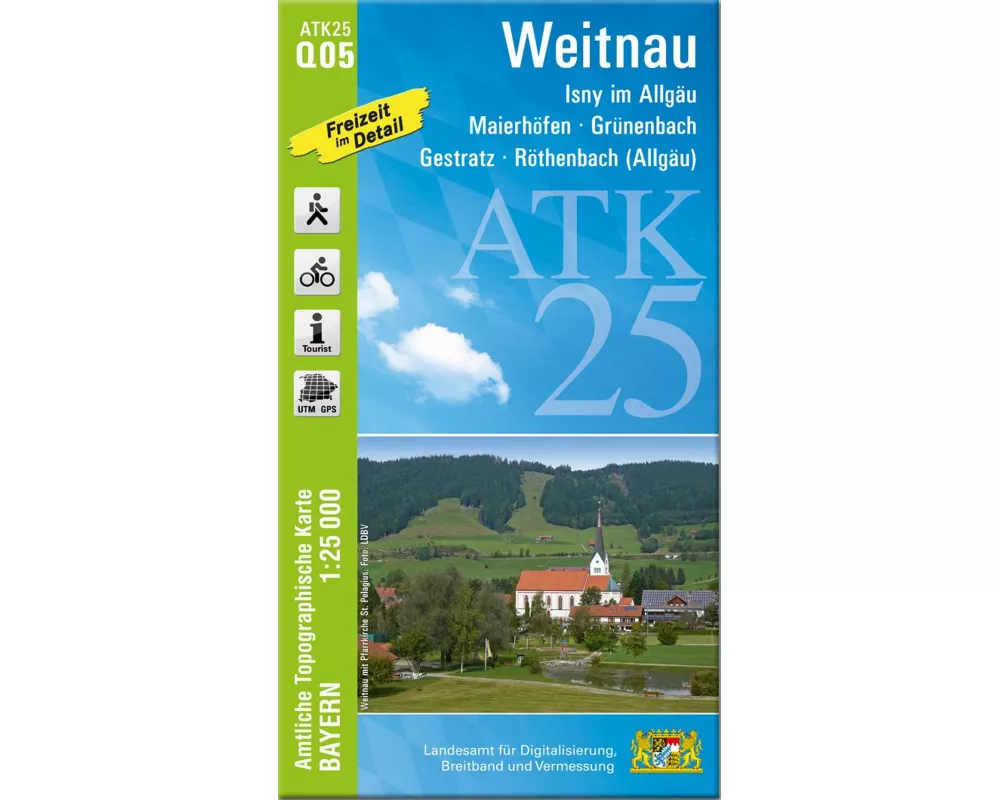 ATK25-Q05 Weitnau (Amtliche Topographische Karte 1:25000)