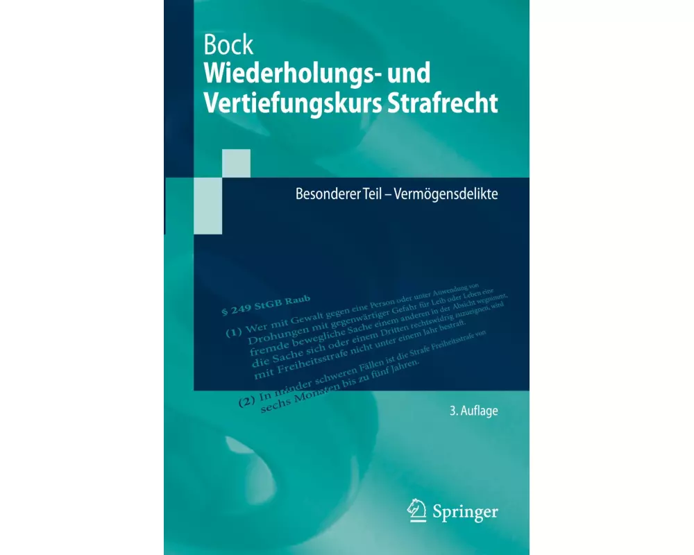 Wiederholungs- und Vertiefungskurs Strafrecht