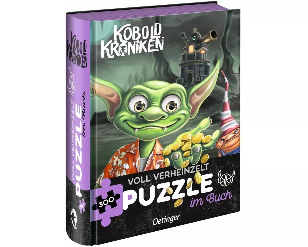 KoboldKroniken. Puzzle im Buch. Voll verheinzelt. 300 Teile