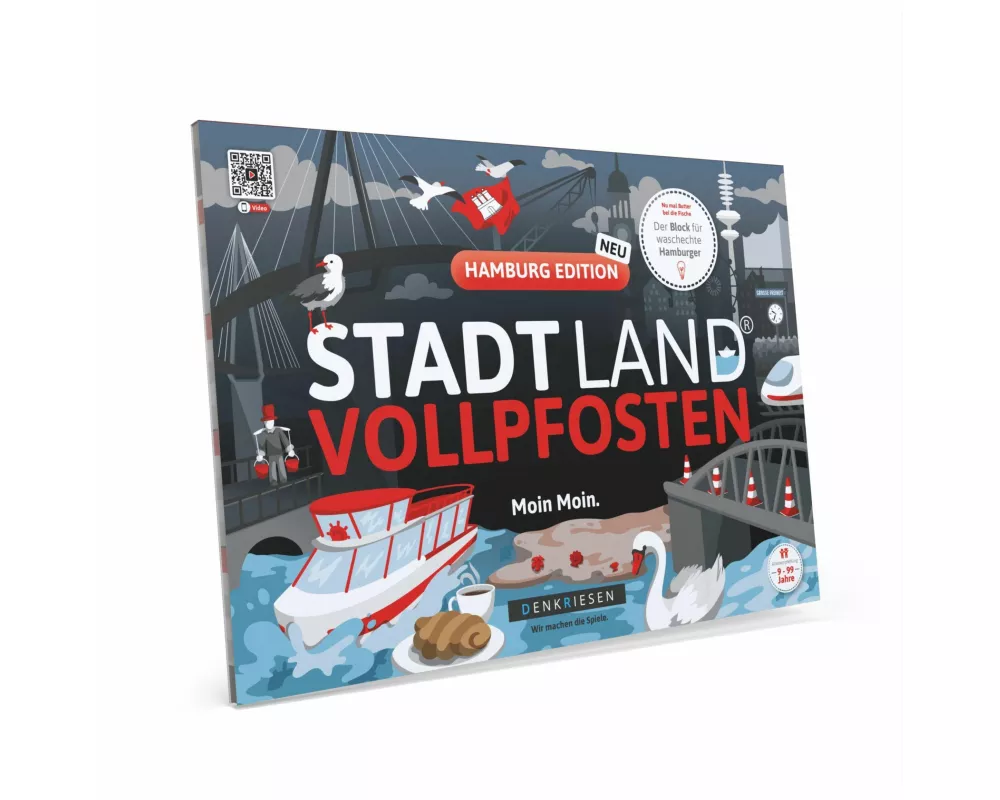 DENKRIESEN - STADT LAND VOLLPFOSTEN - HAMBURG EDITION - "Moin Moin." - A4