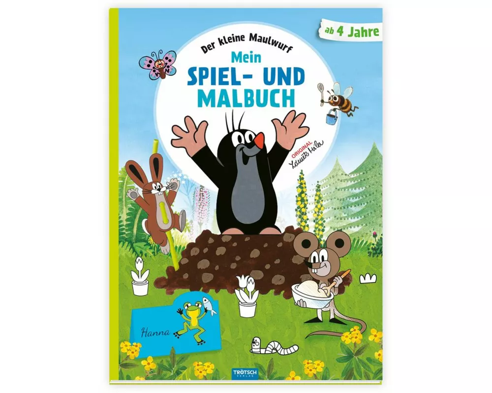 Trötsch Der kleine Maulwurf Mein Spiel- und Malbuch