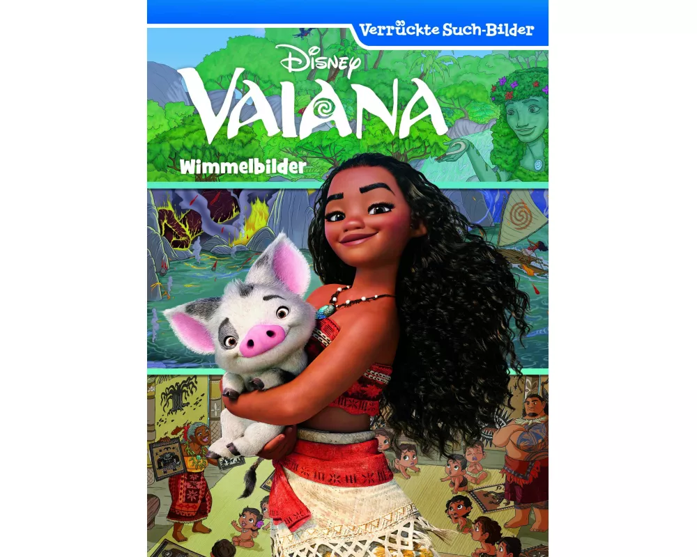Disney Vaiana - Wimmelbilder - Verrückte Such-Bilder