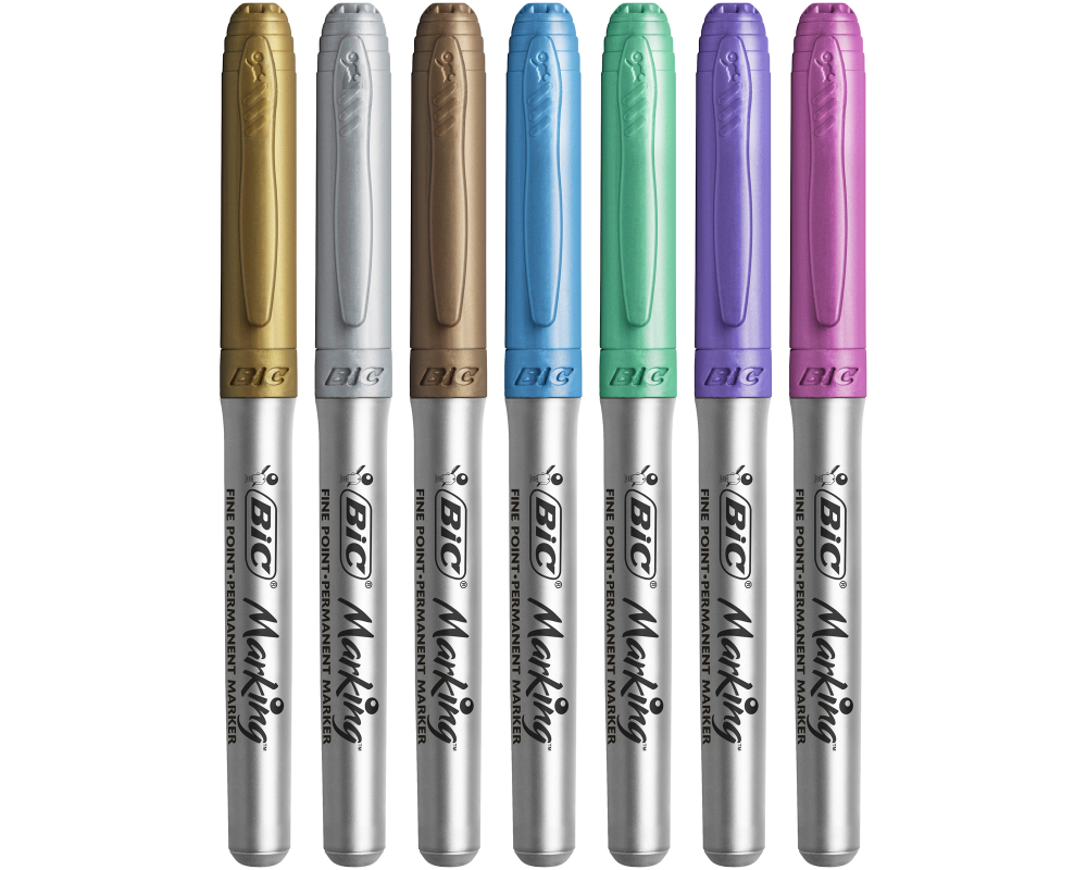 BIC Marker Metallic Ink 942861 assortiert 5 Stück