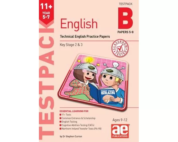11+ English Year 5-7 Testpack B Practice Papers 5-8