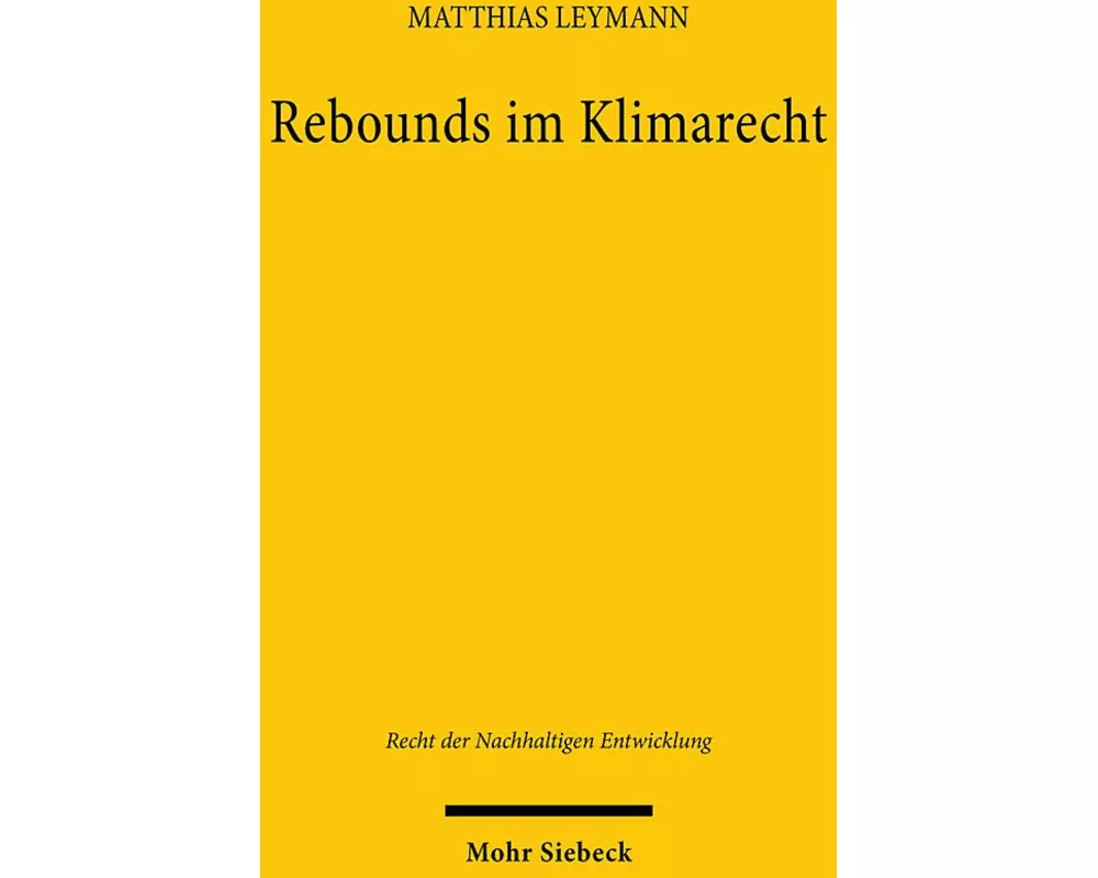 Rebounds im Klimarecht