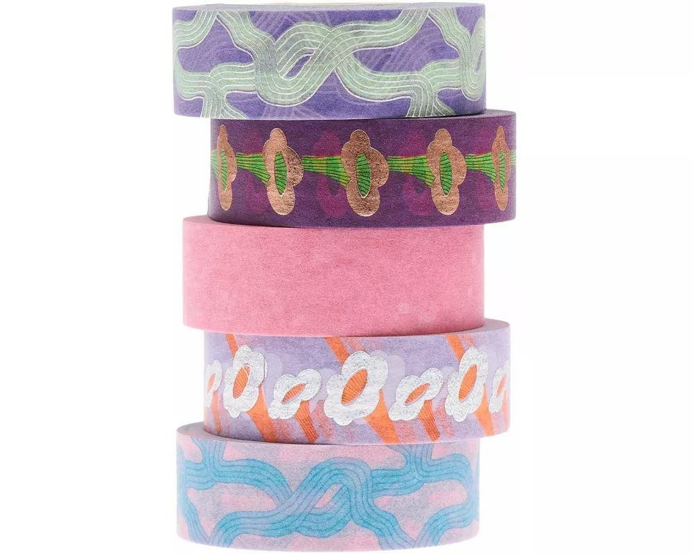 Tape Set Shrooom, Pfifferlinge FSC MIX, 5 Stk, 1,5 cm x 10 m