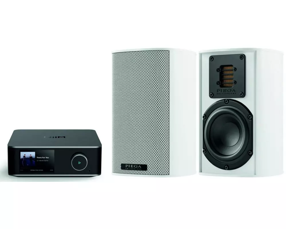 PIEGA SA Bundle Ace 30 + WiiM Amp Ultra (Weiss/Space Grey)