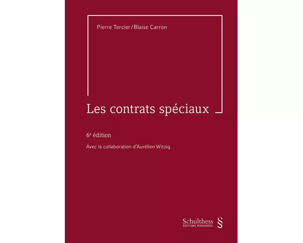 Les contrats spéciaux