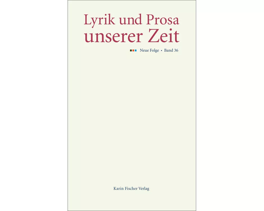 Lyrik und Prosa unserer Zeit
