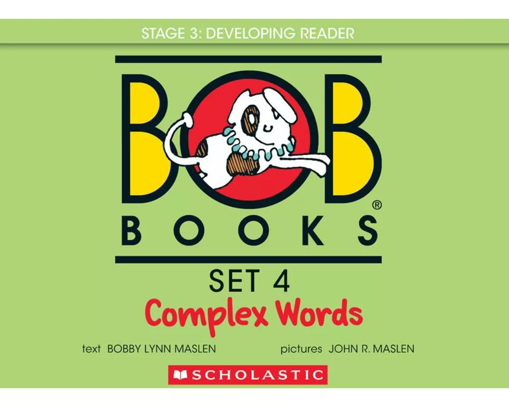 Bob Books - Complex Words Hardcover Bind-Up | Phonics, Ages 4 and up, Kindergarten, First Grade (Stage 3: Developing Reader)