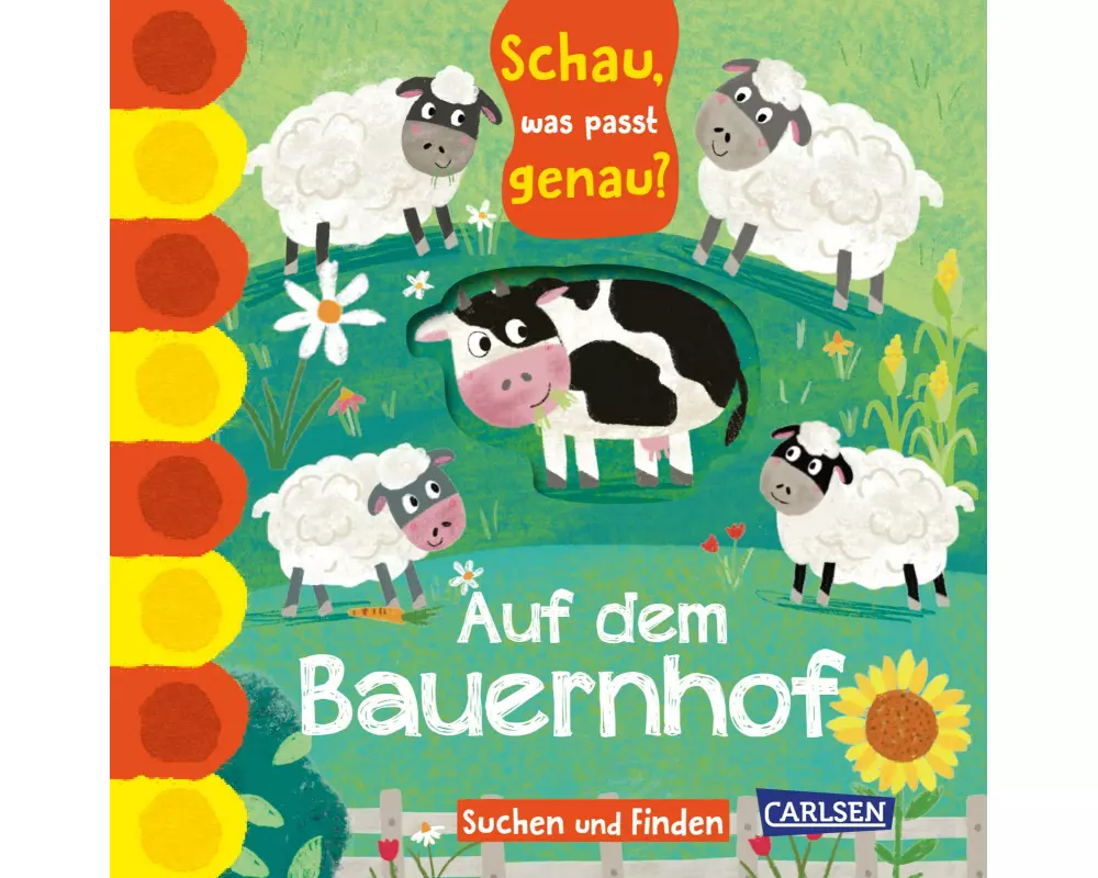 Schau, was passt genau? Auf dem Bauernhof