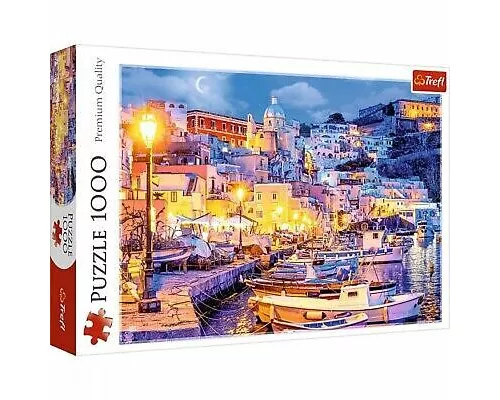 Puzzle 1000 - Insel Procida bei Nacht, Italien