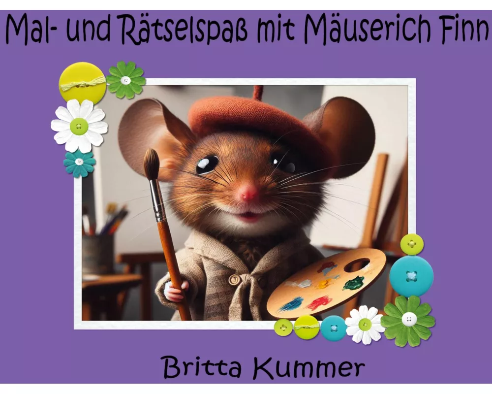 Mal- und Rätselspaß mit Mäuserich Finn