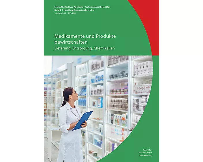 Medikamente und Produkte bewirtschaften: Lieferung, Entsorgung, Chemikalien