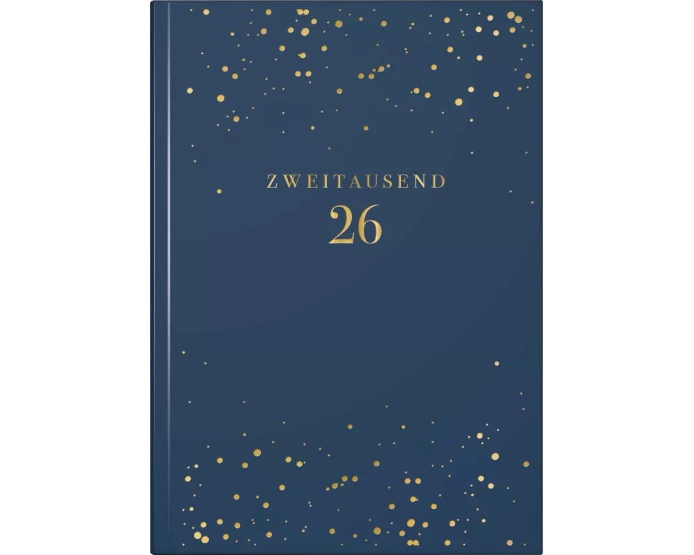 rido/idé 7021503726 | Buchkalender Young Line 2026 "Starry Night" | A5, Kunstleder