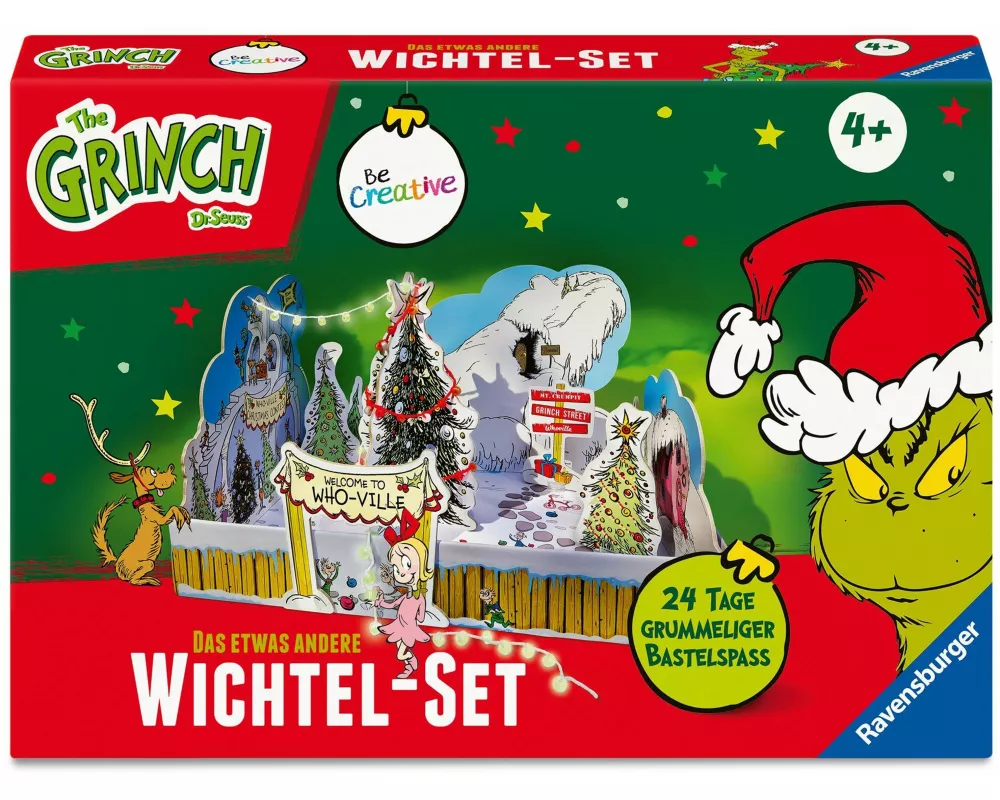 BeCreative DIY Wichtelset mit dem Grinch - für Kinder ab 4 Jahren