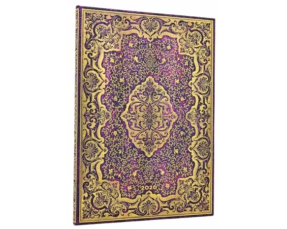 2026 Picaresque Grande 12-month Vertical Hardcover Flexi Dayplanner 2026 (Elastic Band Closure)