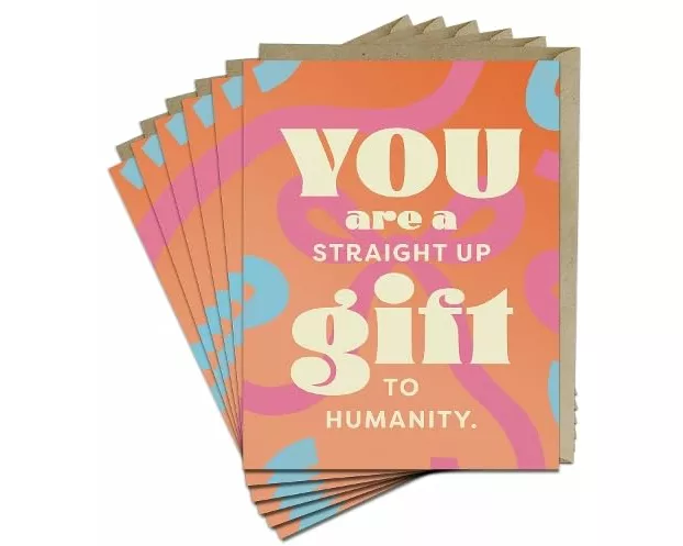 6-Pack Em & Friends Straight-up Gift Greeting Cards