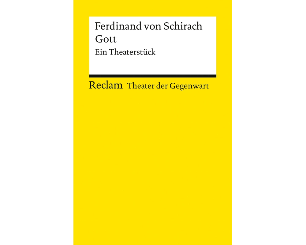 Gott. Ein Theaterstück