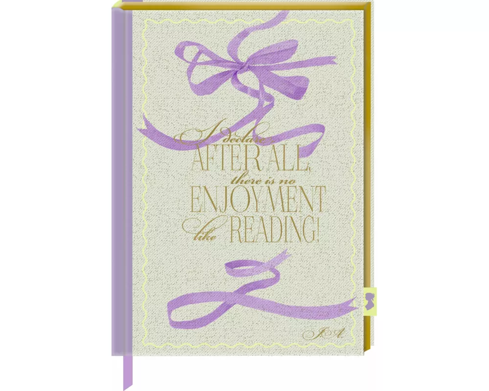 Notizbuch mit glitzerndem Stoffeinband