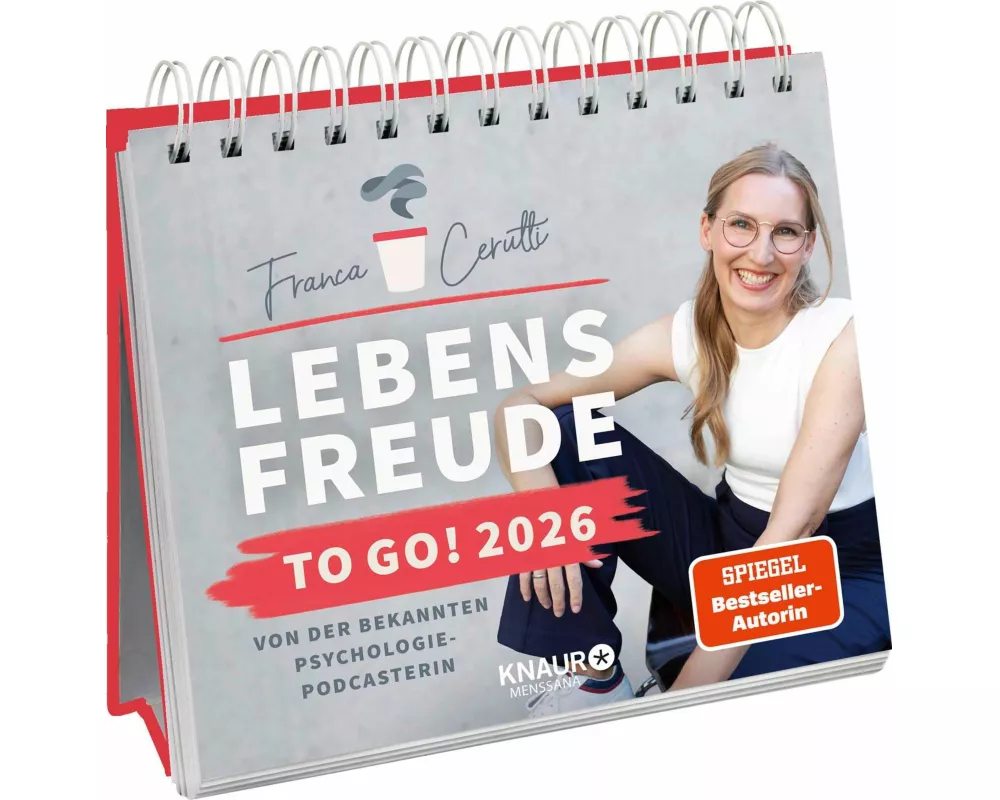 Wochenkalender 2026: Lebensfreude to go!