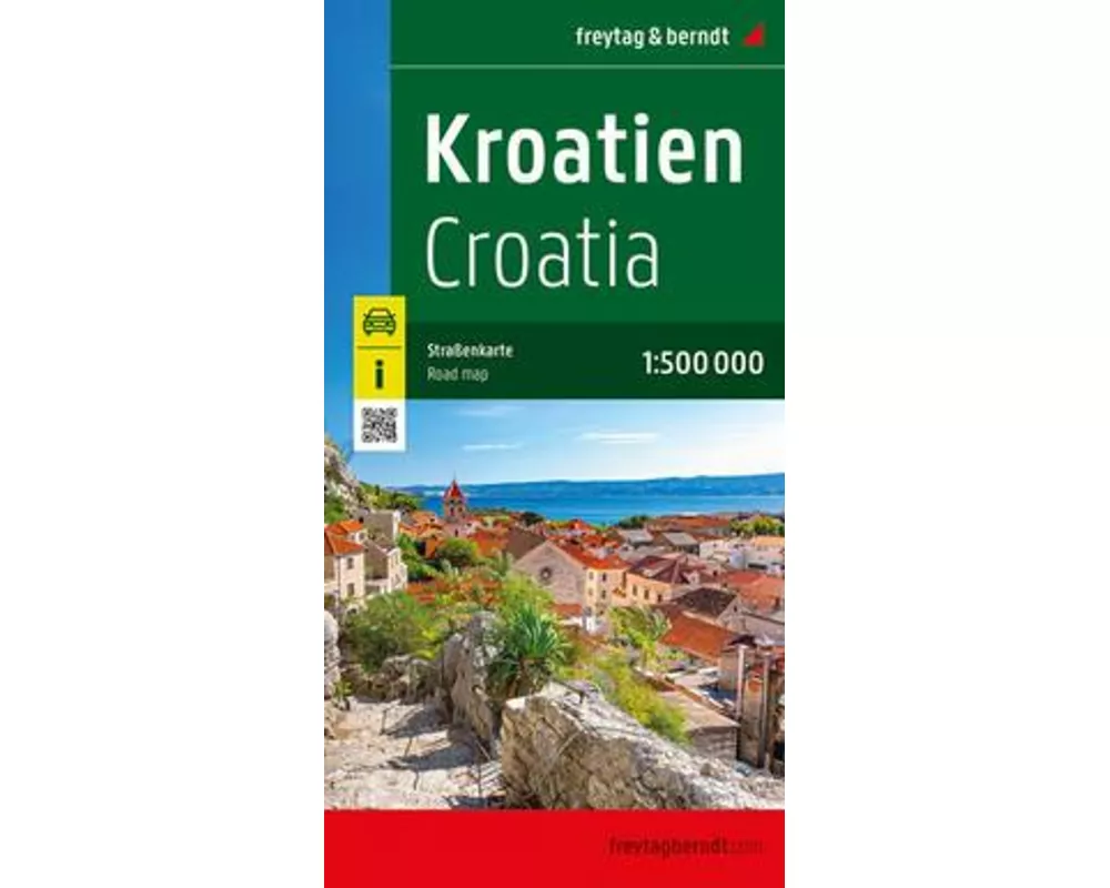 Kroatien, Straßenkarte 1:500.000, freytag & berndt