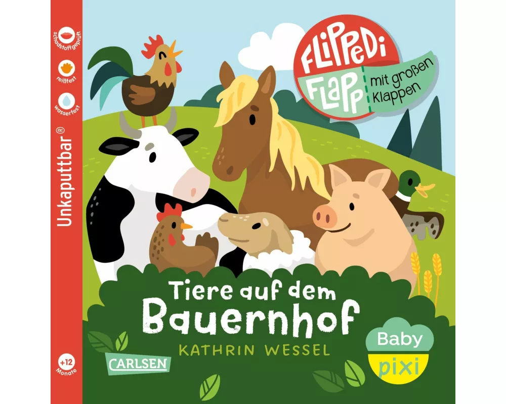 Baby Pixi (unkaputtbar) 141: Flippediflapp: Tiere auf dem Bauernhof