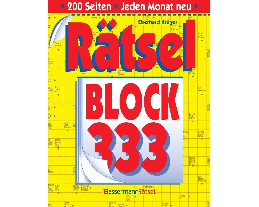 Rätselblock 333 (5 Exemplare à 2,99 €)