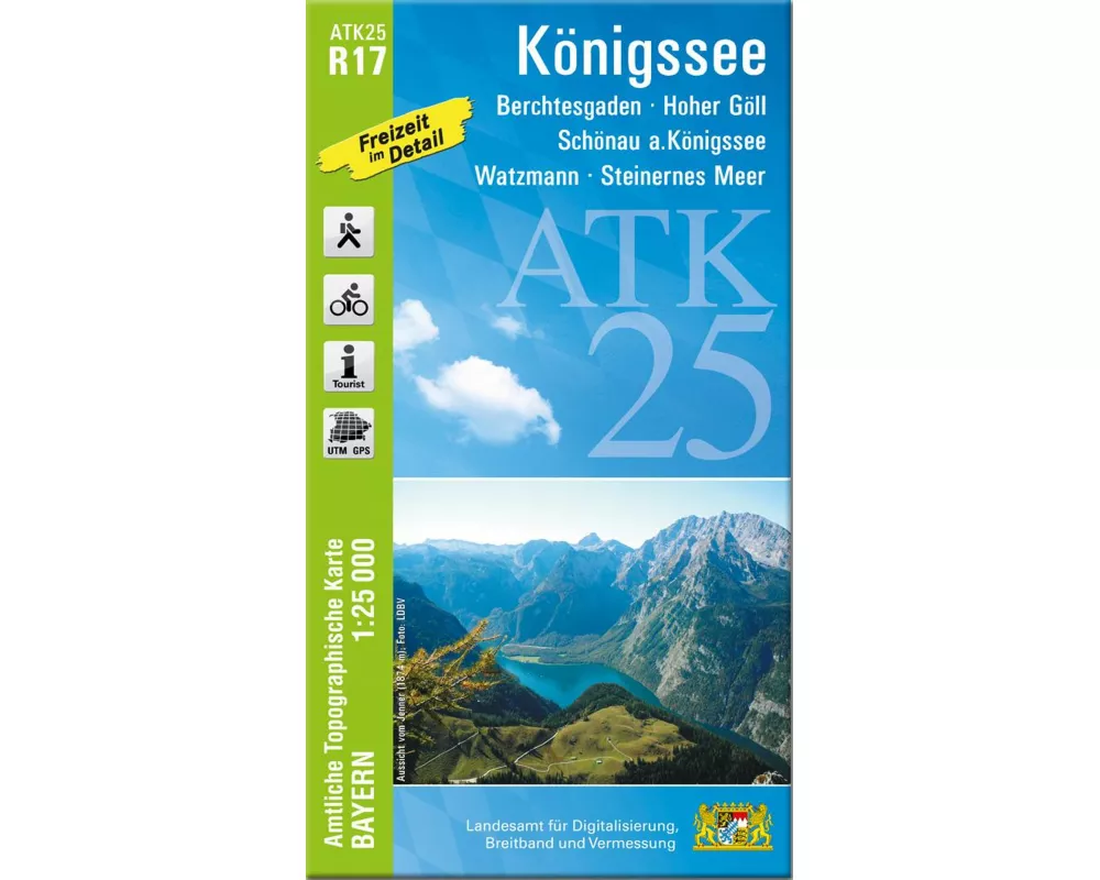 ATK25-R17 Knigssee (Amtliche Topographische Karte 1:25000)