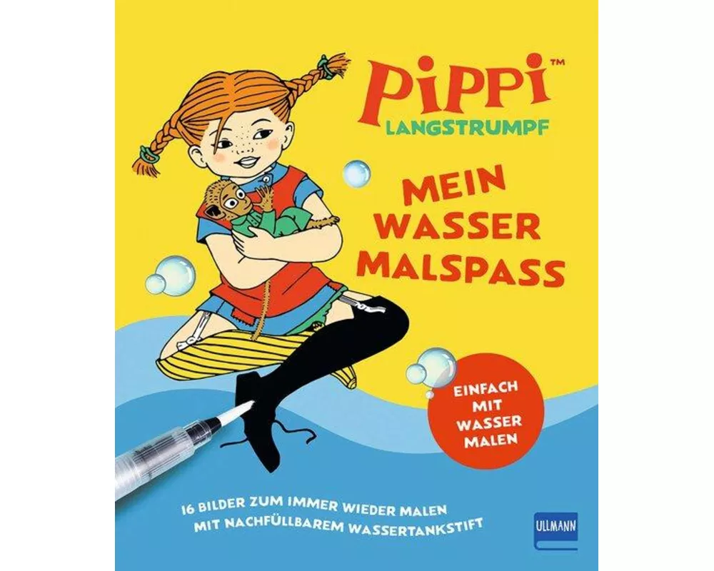 Pippi Langstrumpf - Mein Wassermalspaß