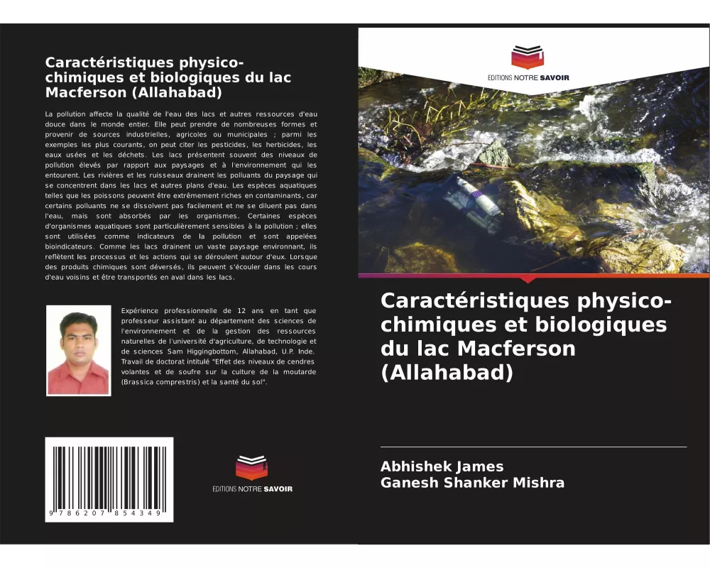 Caractéristiques physico-chimiques et biologiques du lac Macferson (Allahabad)