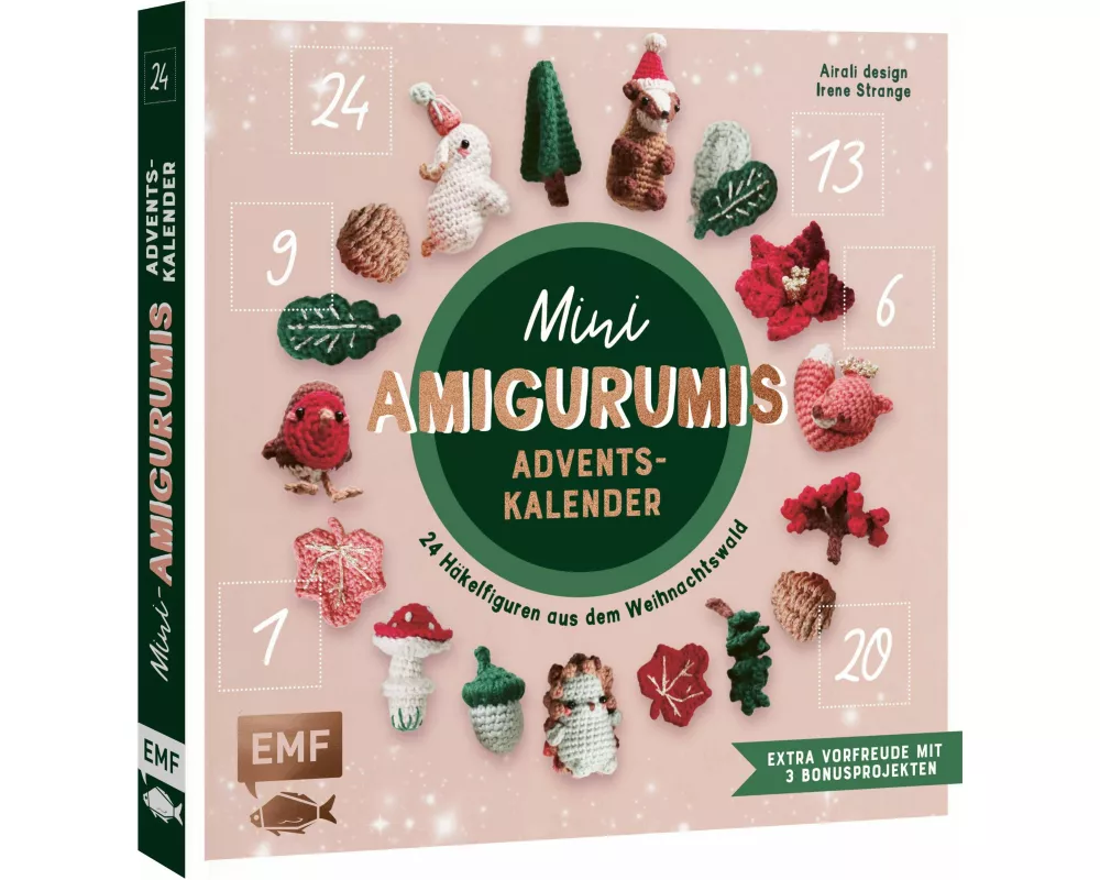 Mini-Amigurumis Adventskalender - Weihnachten im Wald