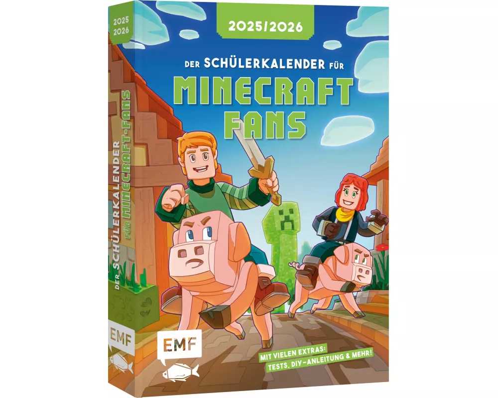 Der Schülerkalender für Minecraft-Fans 2025/2026