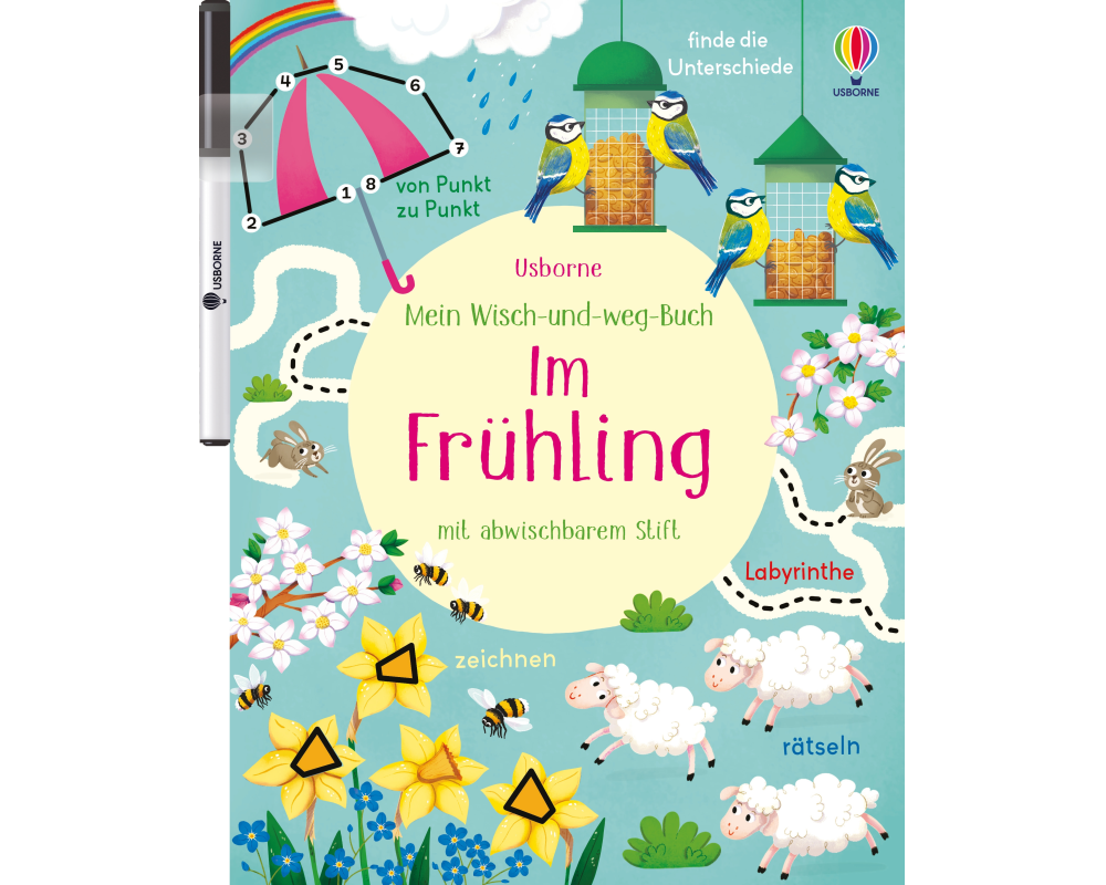 Mein Wisch-und-weg-Buch: Im Frühling