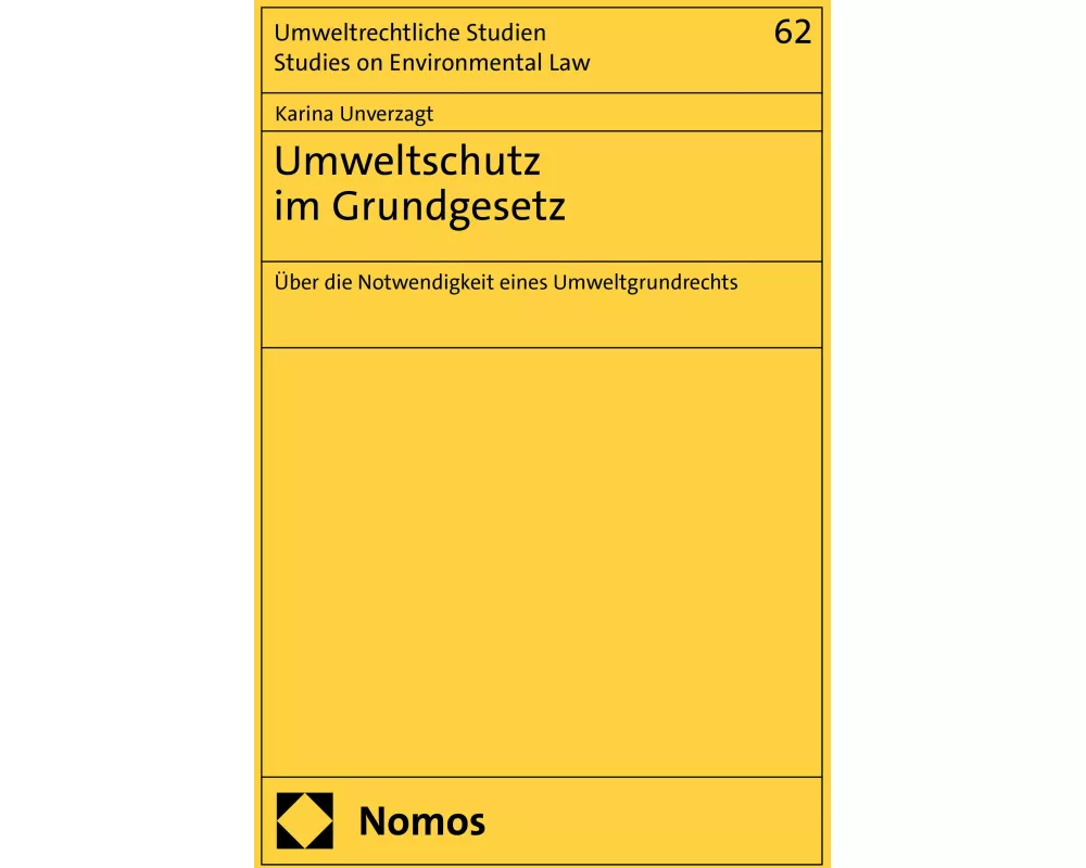 Umweltschutz im Grundgesetz