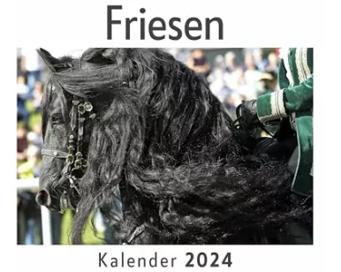 Friesen (Wandkalender 2024, Kalender DIN A4 quer, Monatskalender im Querformat mit Kalendarium, Das perfekte Geschenk)