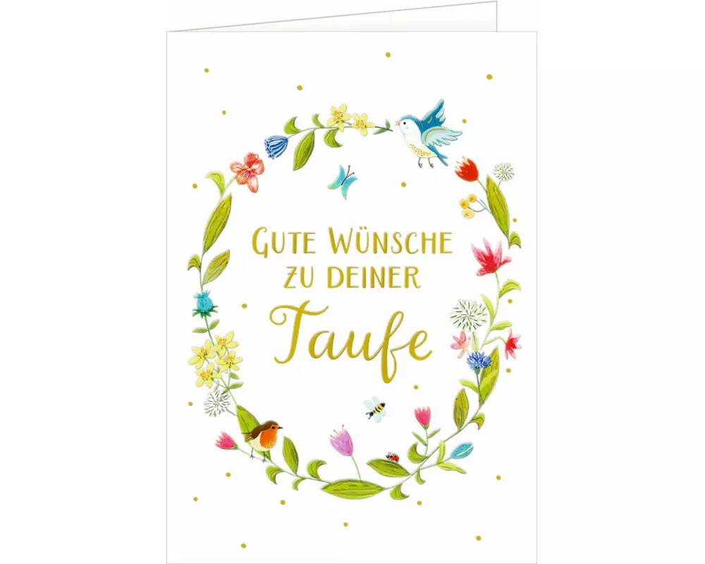 Grußkarten-Set – Glückwünsche zur Taufe