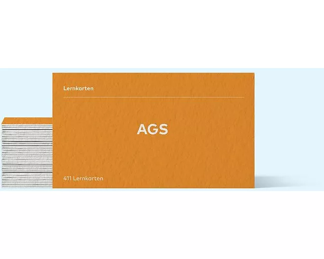 AGS (2011) Lernkarten - 2024 Aktualisierung