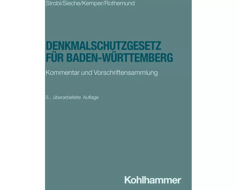 Denkmalschutzgesetz für Baden-Württemberg