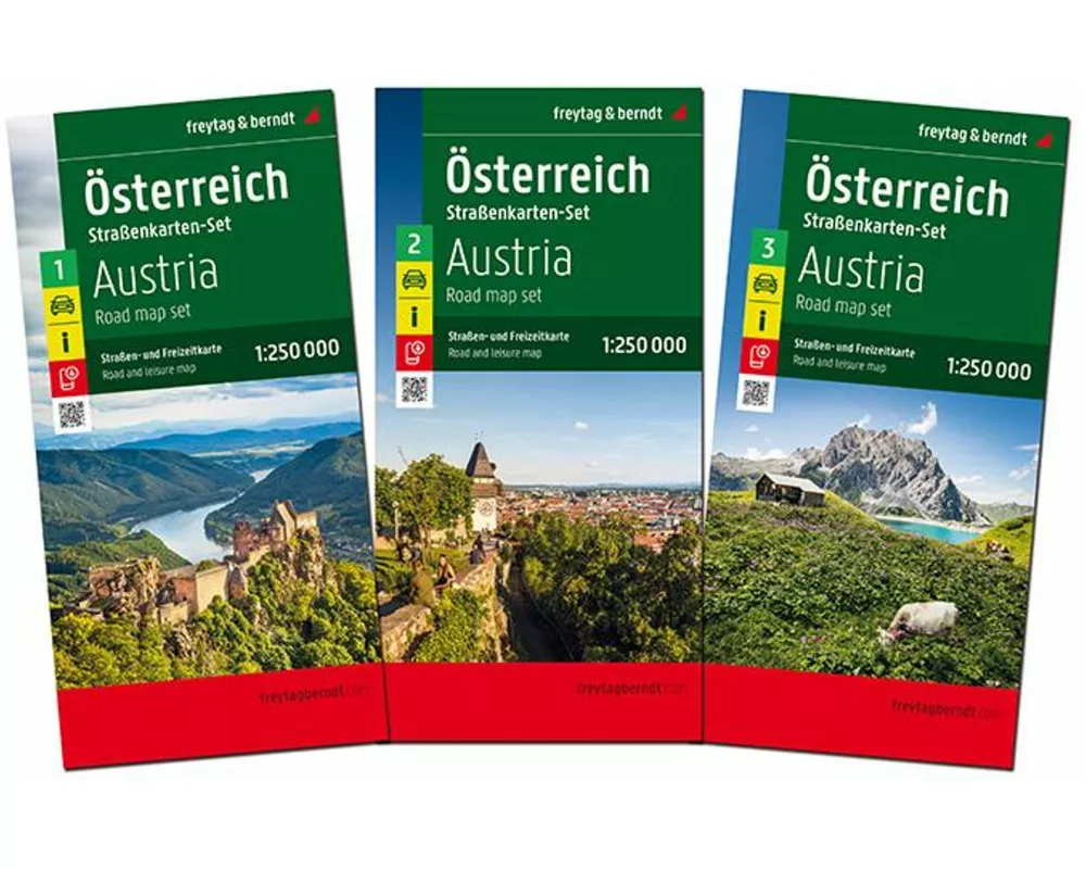 freytag & berndt Straßenkarte Österreich Set 1:250.000