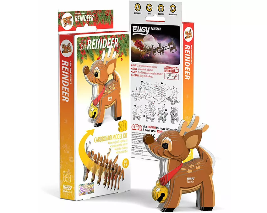 EUGY - 3D Bastelset Rentier