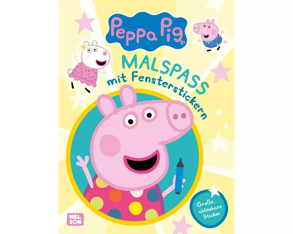 Peppa Wutz Mitmachbuch: Malspaß mit Fensterstickern