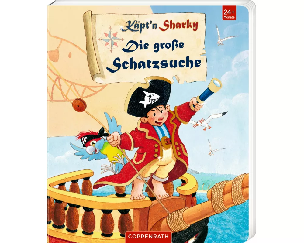 Käpt'n Sharky – Die große Schatzsuche (Pappbilderbuch)