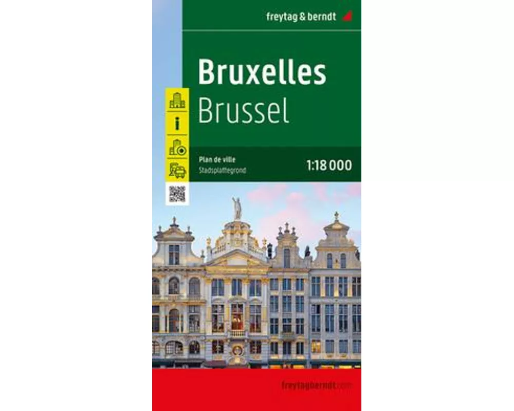freytag & berndt Stadtplan Bruxelles / Brüssel 1:18.000
