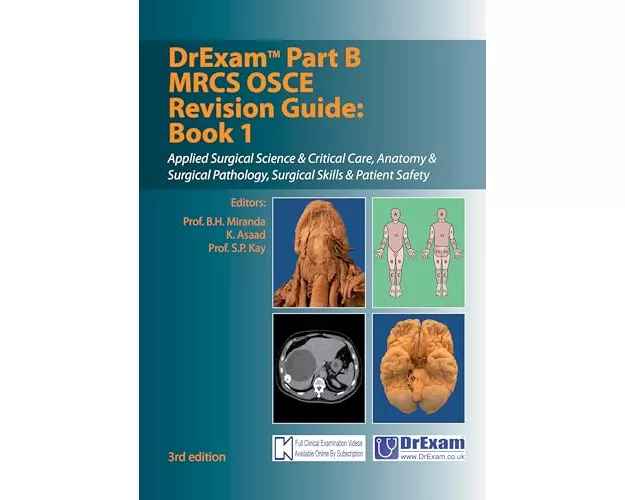 DrExam Part B MRCS OSCE Revision Guide Book 1 3rd edition