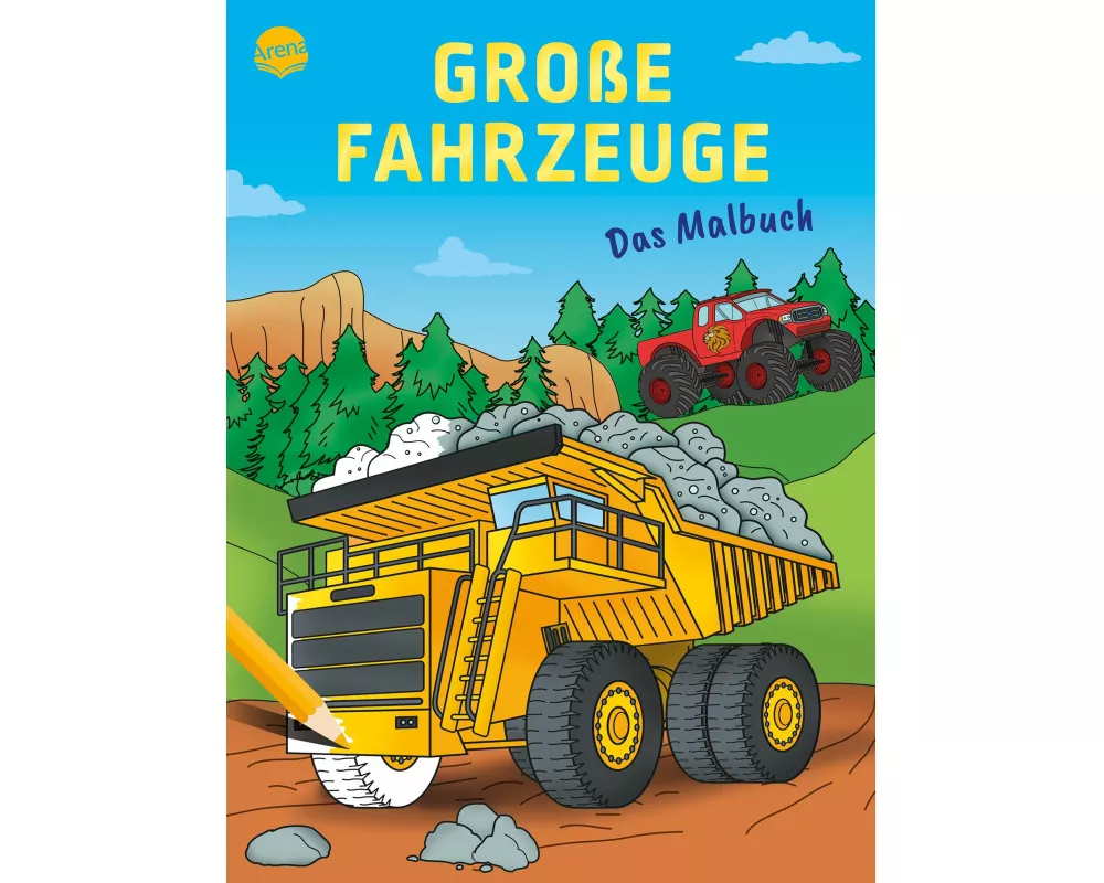 Das Malbuch. Große Fahrzeuge