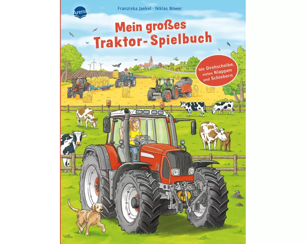 Mein großes Traktor-Spielbuch. Mit Drehscheibe, vielen Klappen und Schiebern